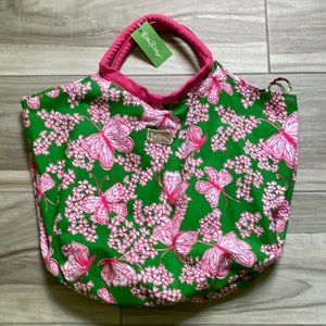 NWT Lilly Pulitzer Large Butterfly Beach Bag
